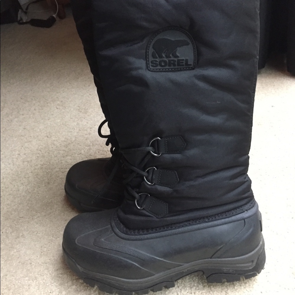 Sorel Black Snow Boots